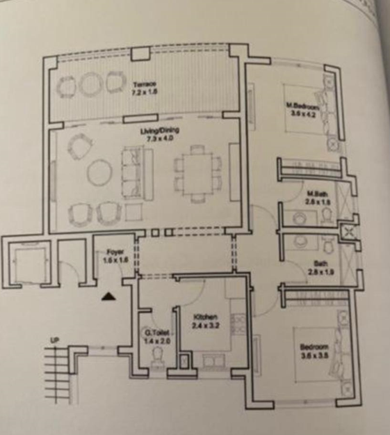 Floor plan for apartment at DISTRICT 5