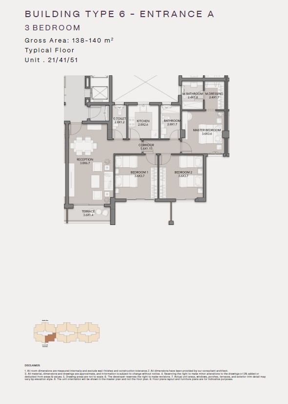 Floor plan for apartment at Spire - Club Hills