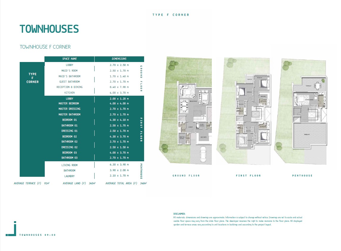 Floor plan for townhouse at Joulz