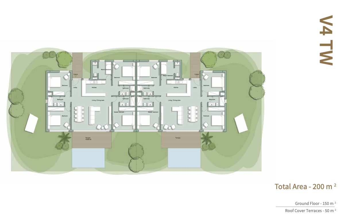 Floor plan for  at Il Monte Galala