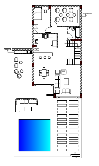 Floor plan for townhouse at Beta Greens