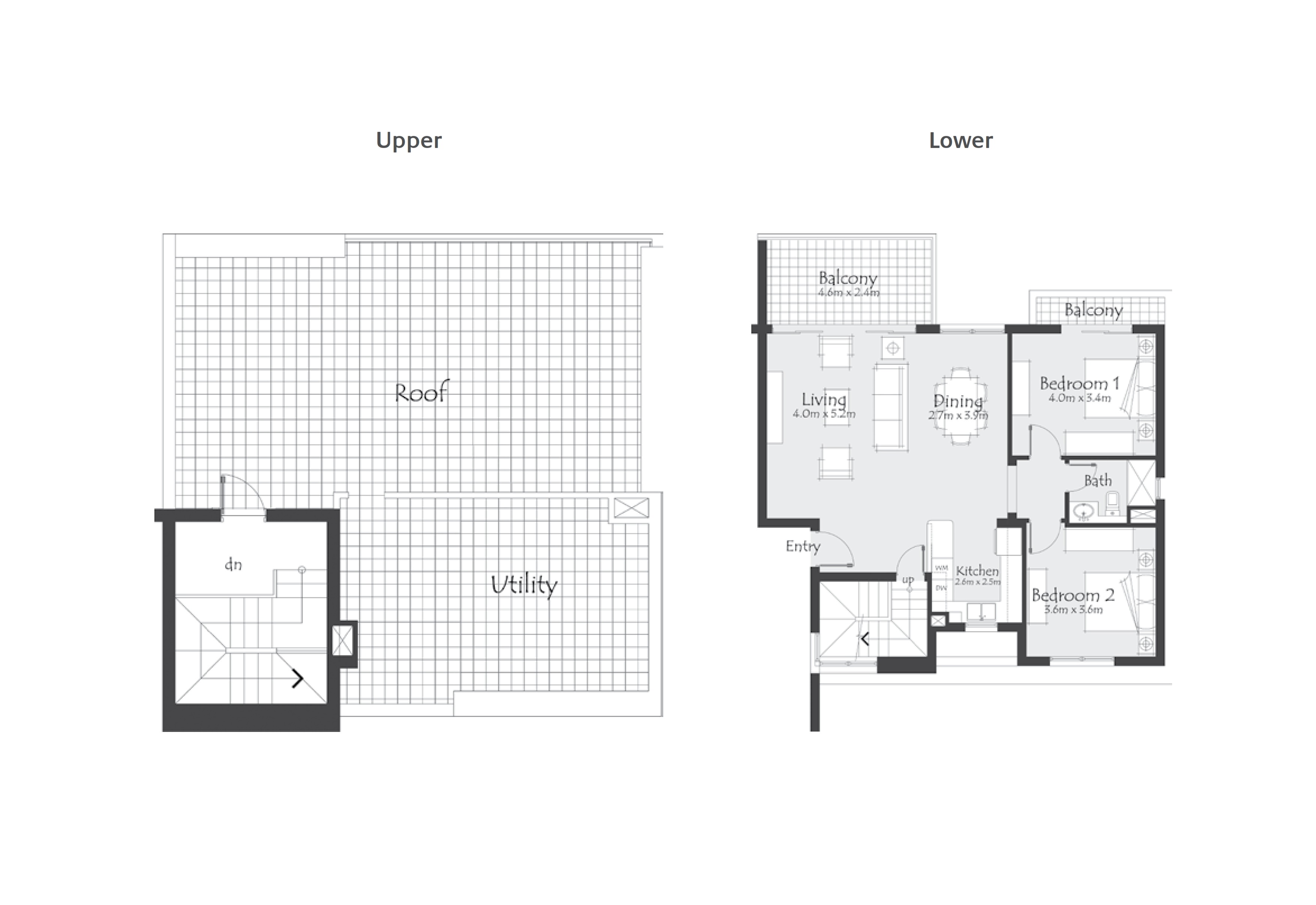 Floor plan for chalet at Marassi