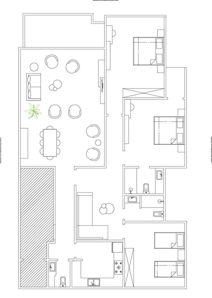 Floor plan for apartment at Promenade New Cairo