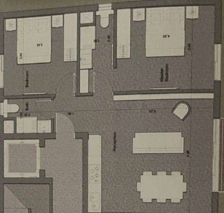 Floor plan for chalet at Il Monte Galala