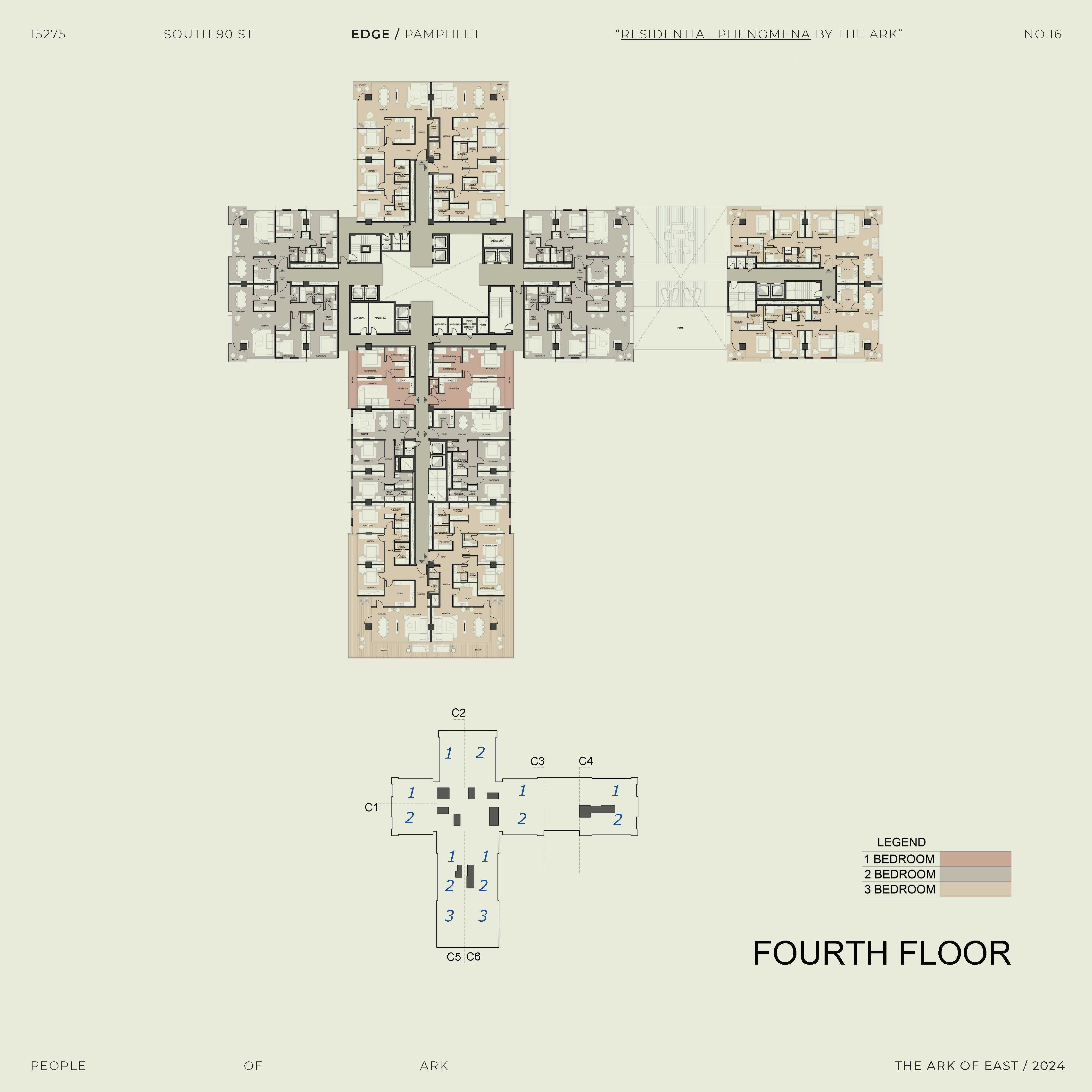 Floor plan for apartment at Edge