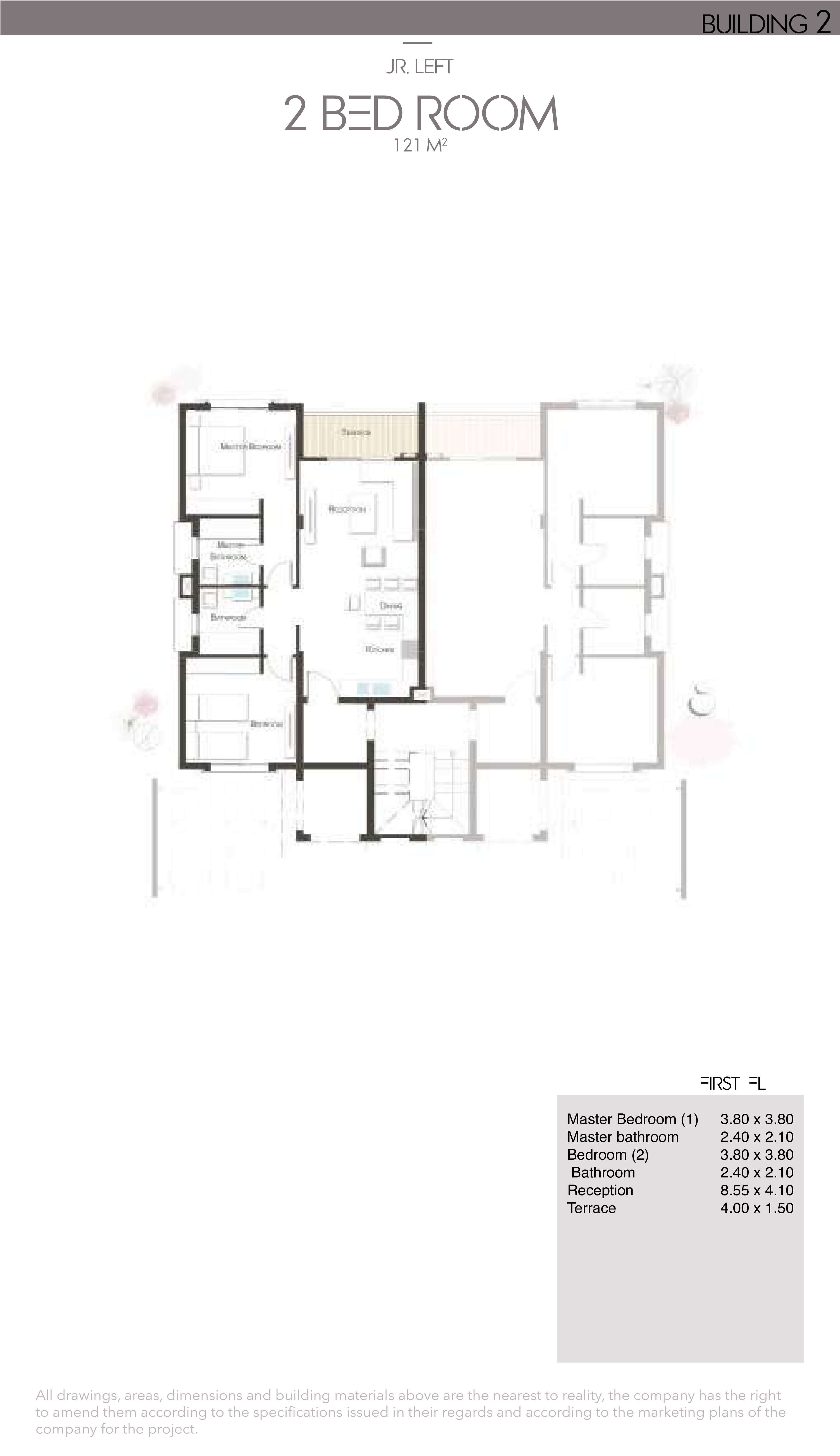 Floor plan for chalet at Gaia