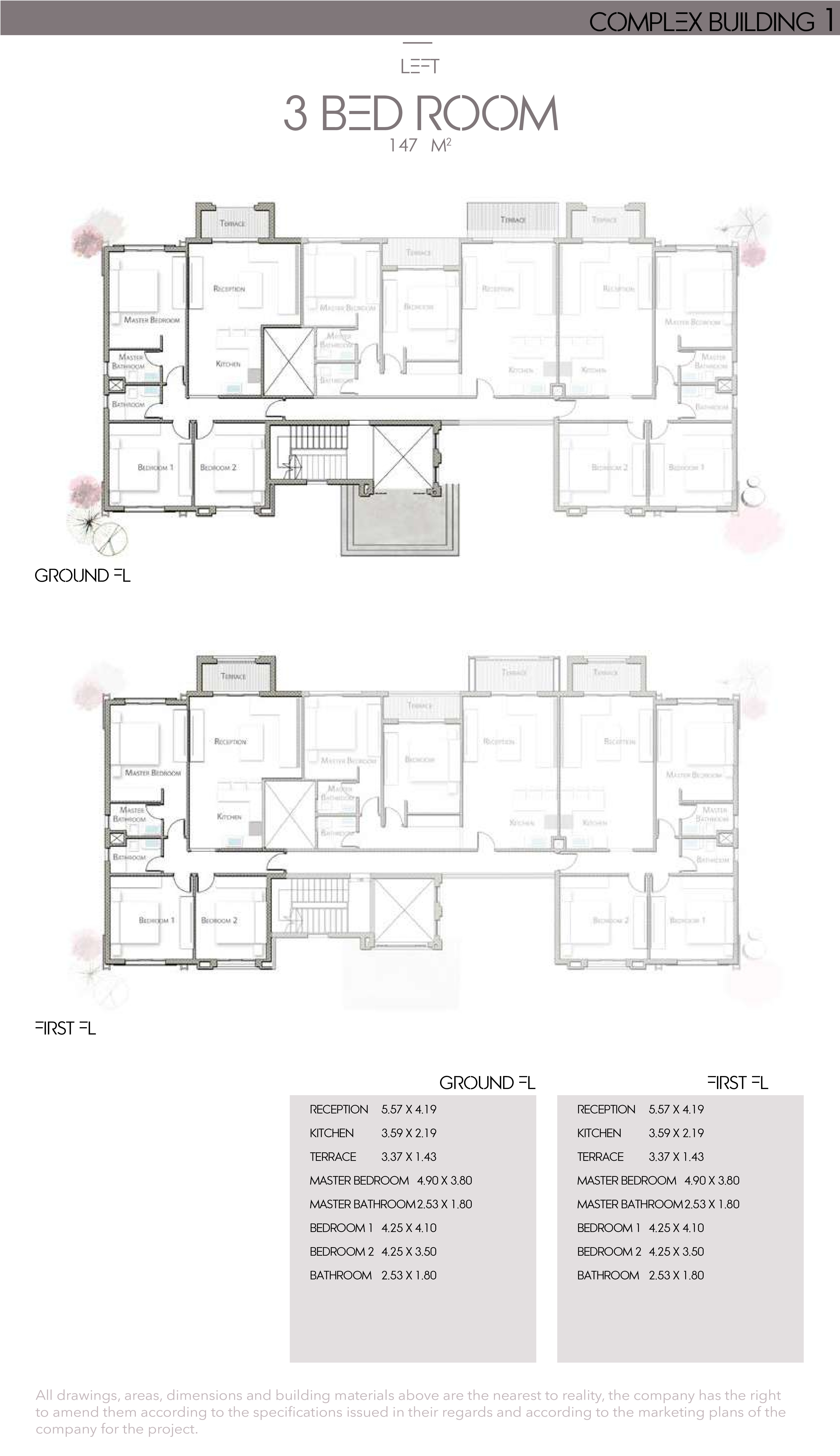Floor plan for chalet at Gaia