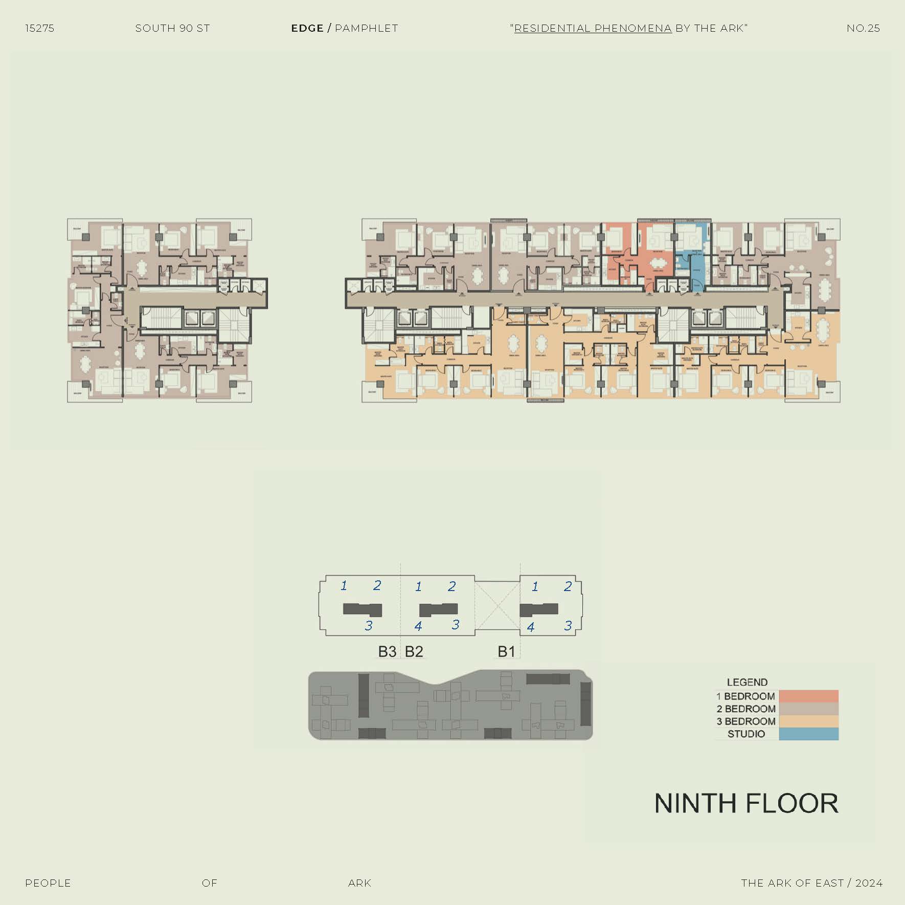 Floor plan for apartment at Edge