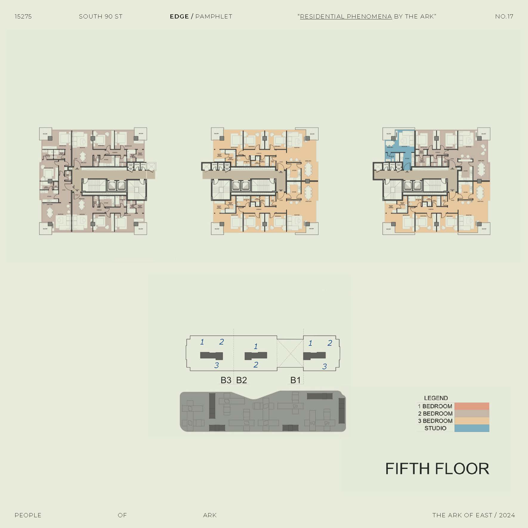 Floor plan for apartment at Edge