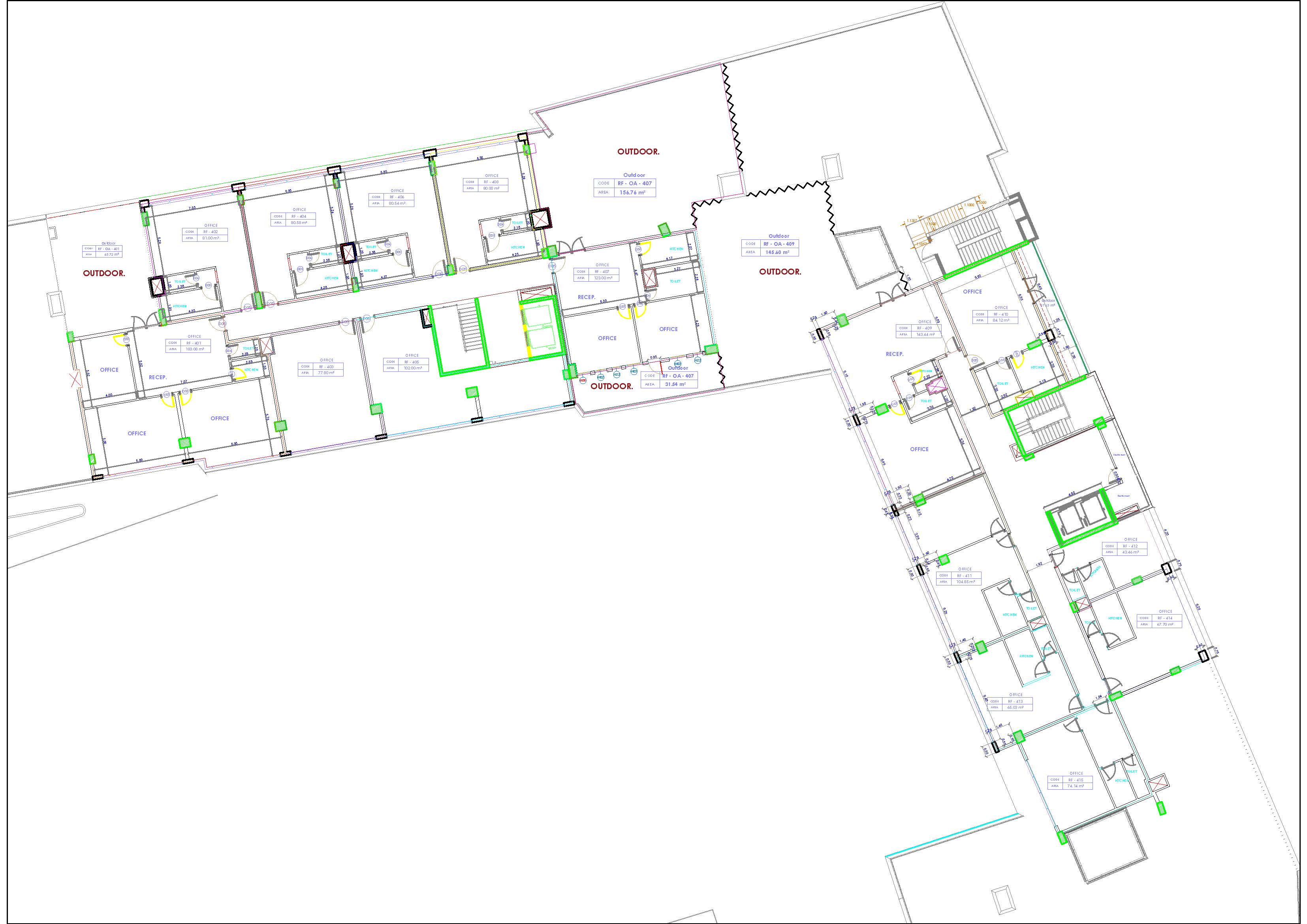Floor plan for  at West gate Business Hub