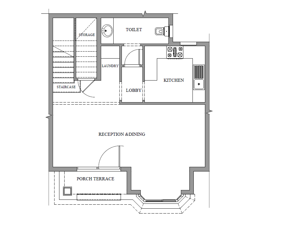 Floor plan for townhouse at Mountain View iCity October