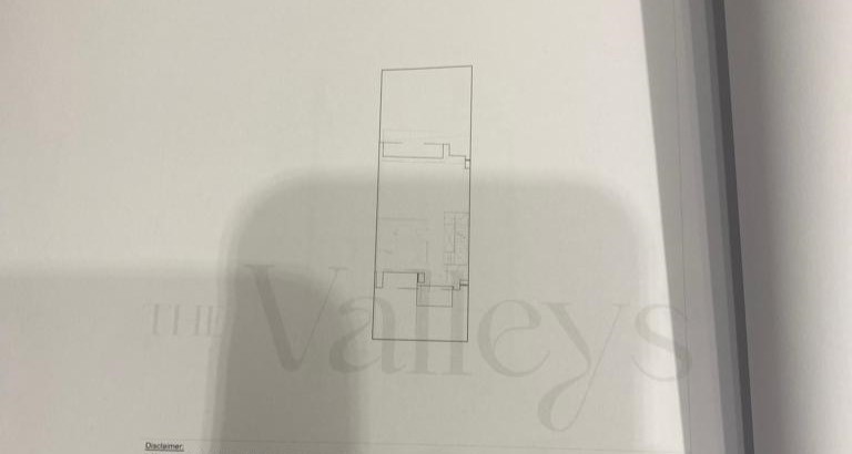 Floor plan for townhouse at The Valleys