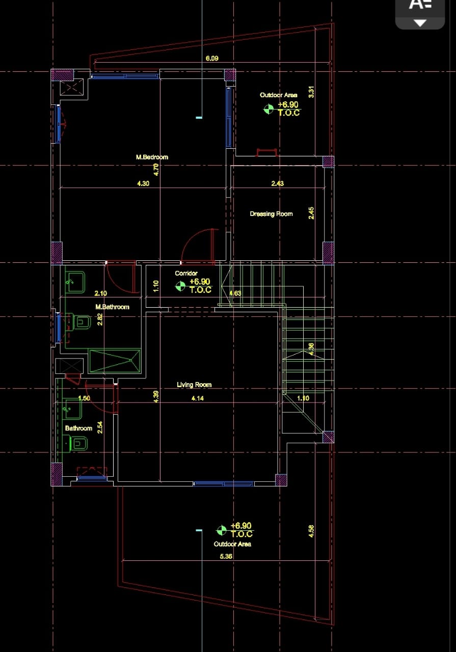 Floor plan for villa at The Brooks