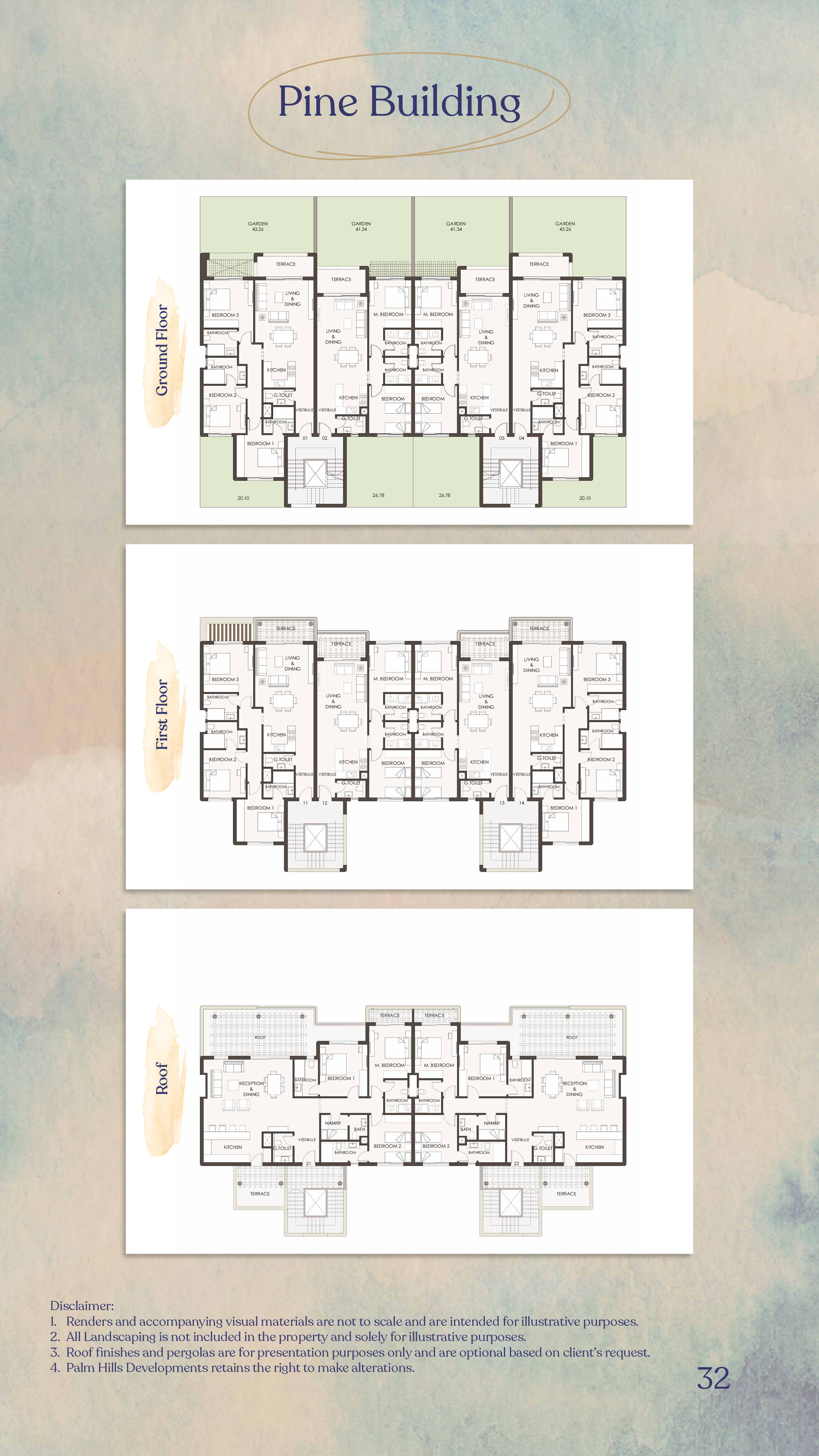 Floor plan for chalet at Hacienda West