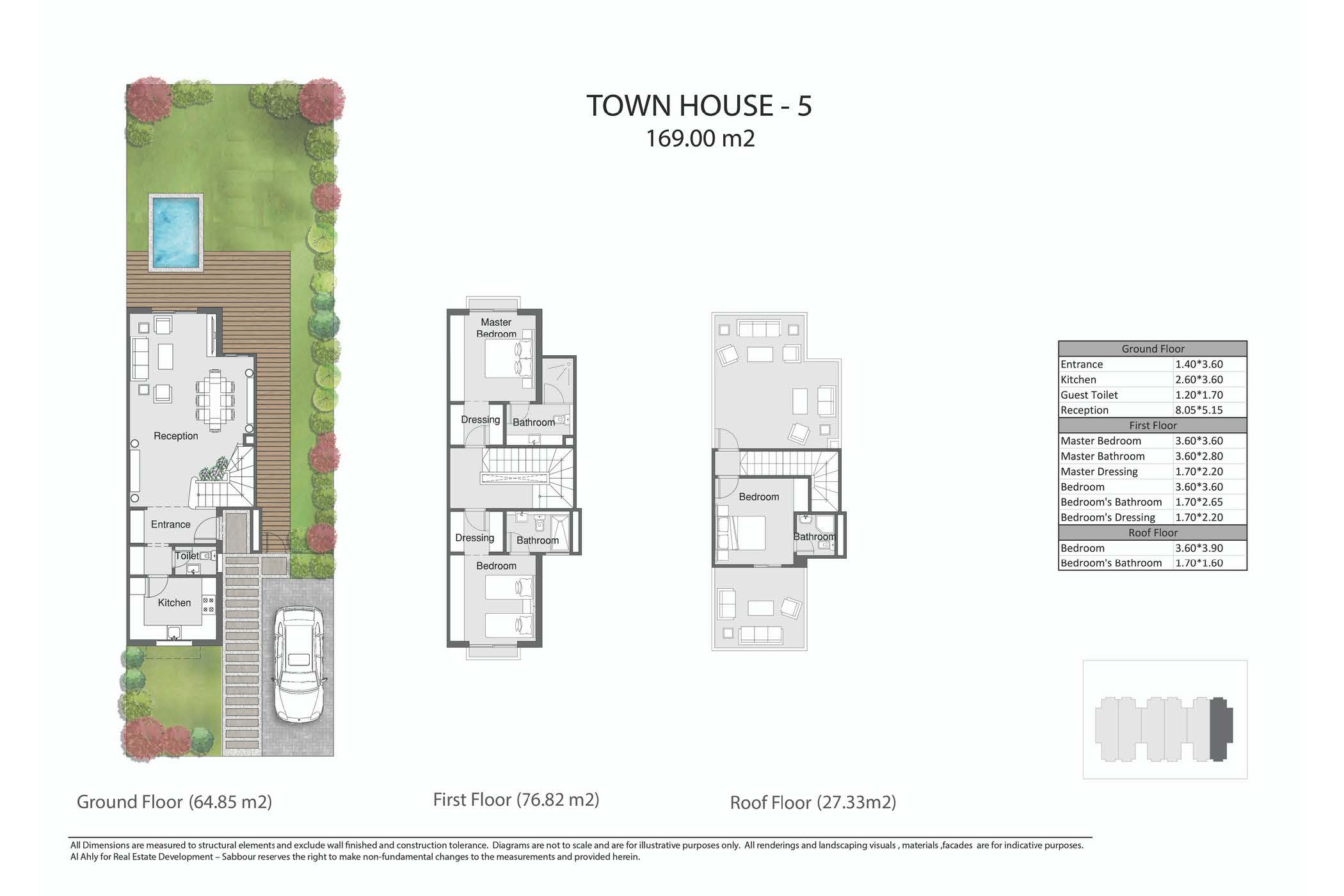 Floor plan for townhouse at The City of Odyssia