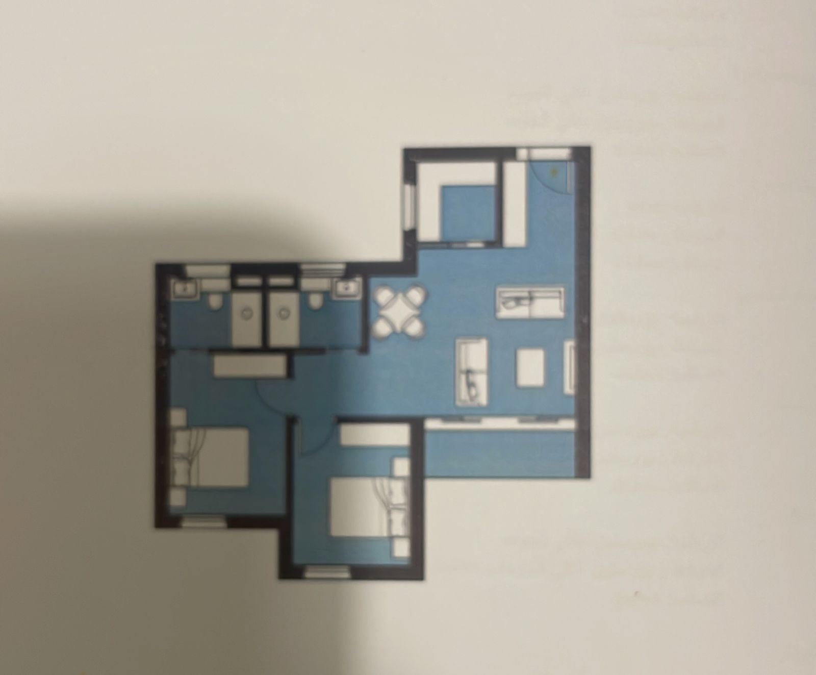 Floor plan for apartment at ZED