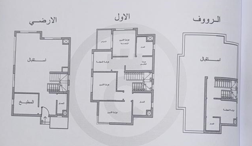 Floor plan for villa at Creektown