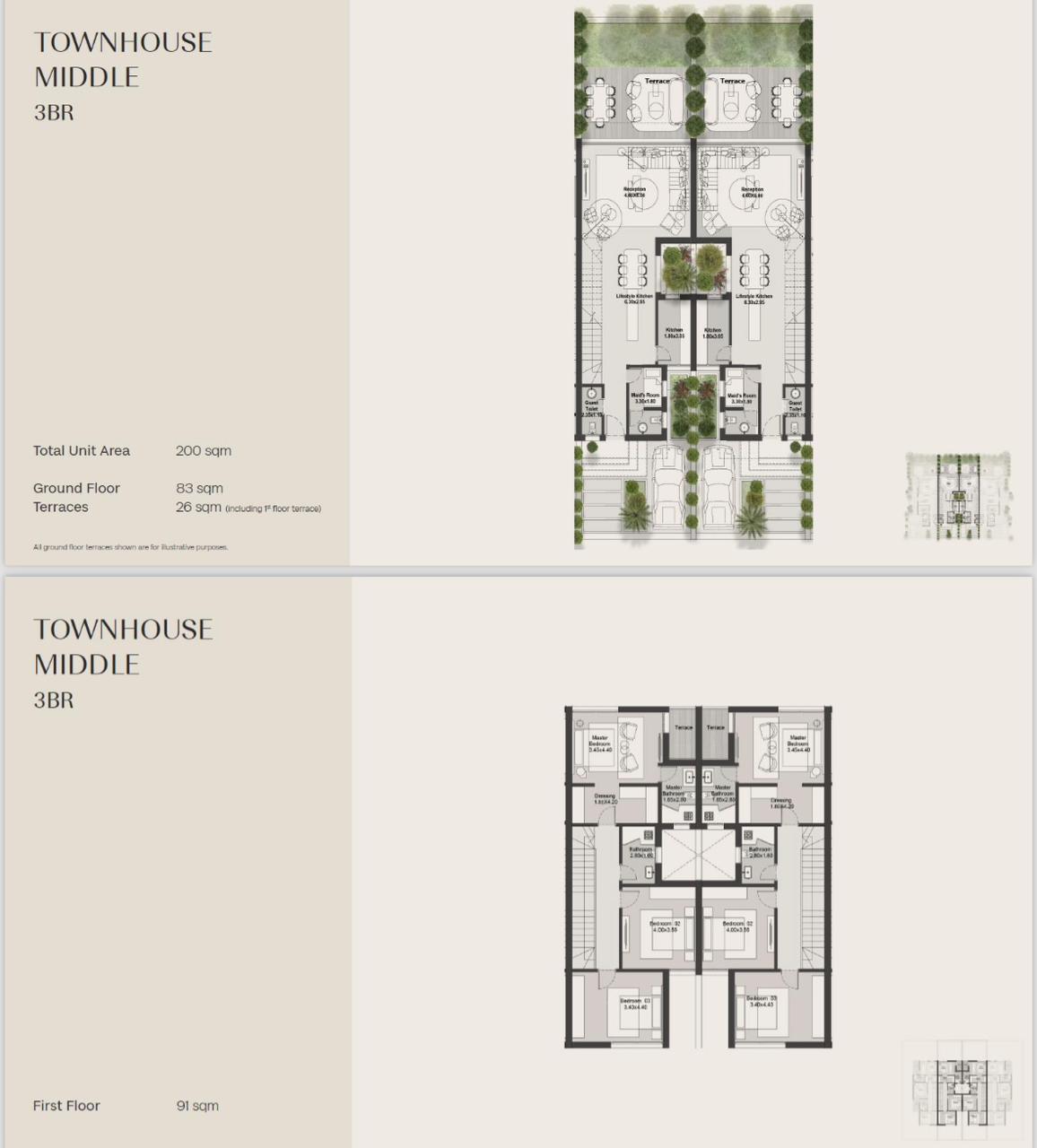 Floor plan for townhouse at Hills of One