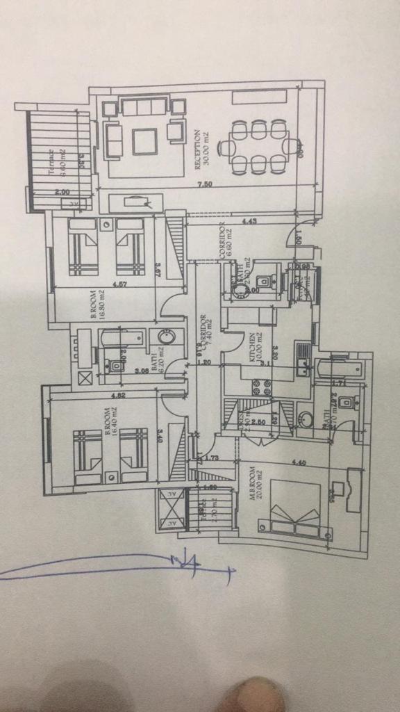 Floor plan for apartment at Jewar Sheikh Zayed