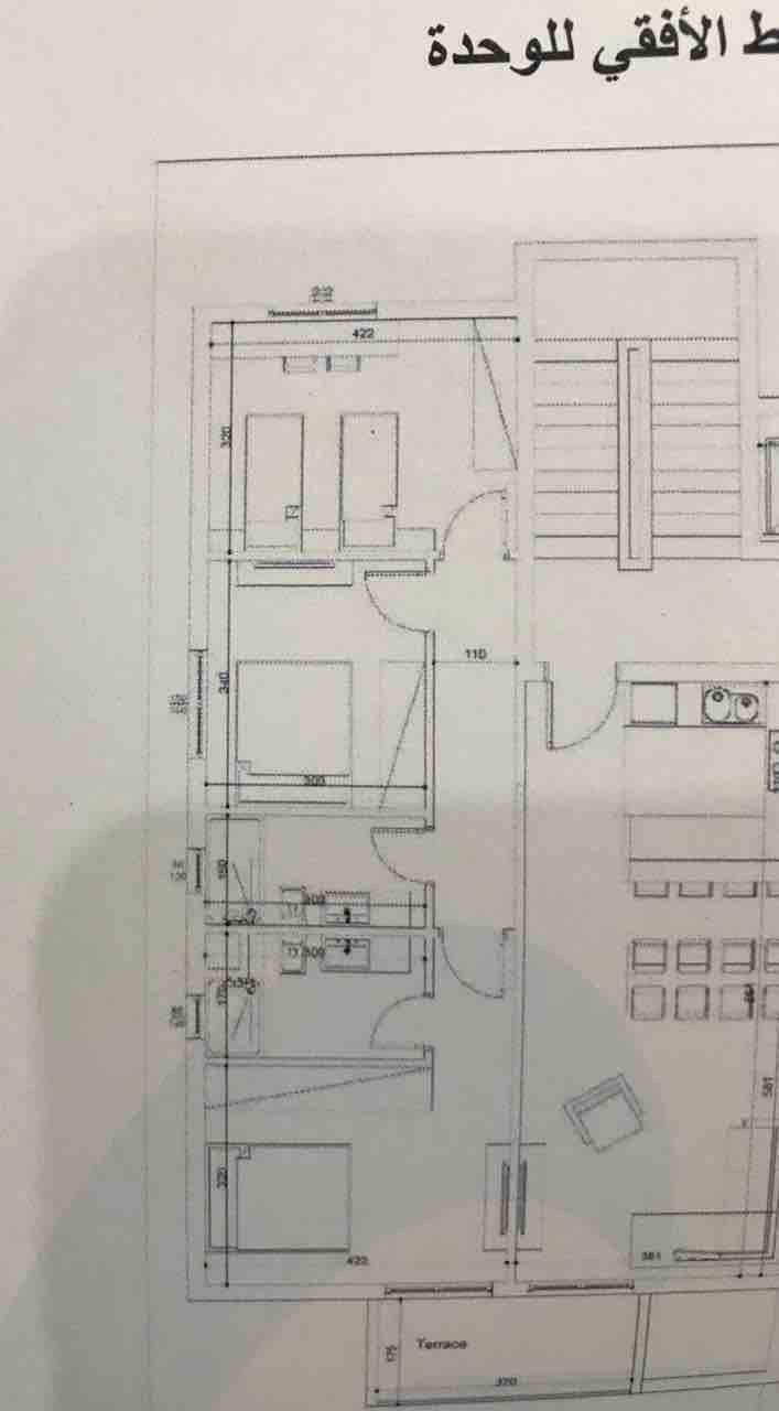 Floor plan for chalet at Fouka Bay