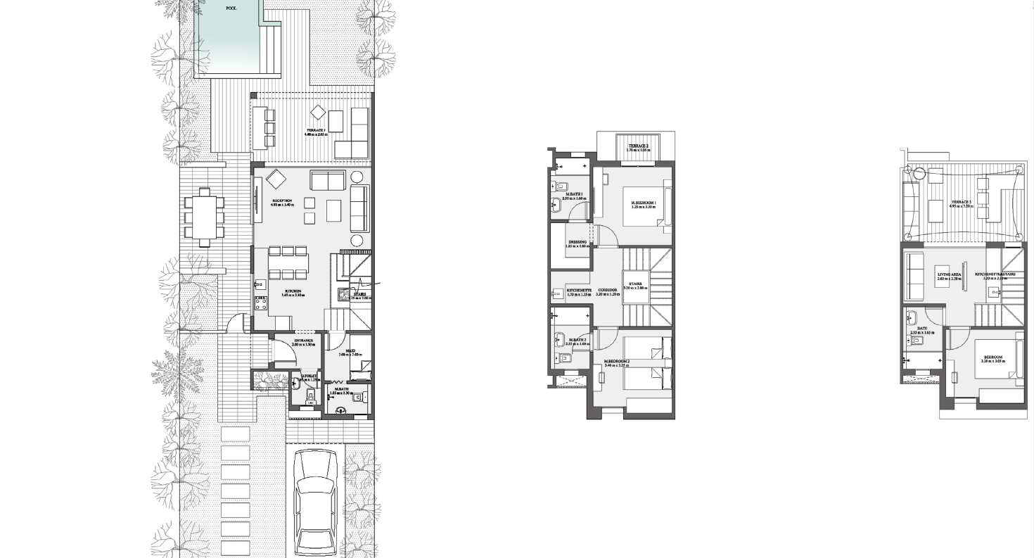 Floor plan for townhouse at LVLS Mountain View