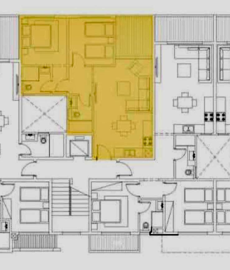 Floor plan for chalet at Cali Coast Ras El Hekma