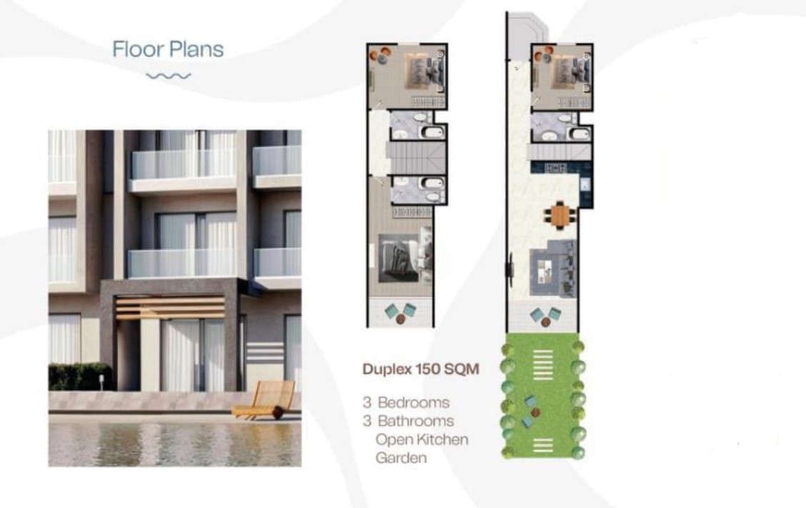 Floor plan for chalet at Cape Bay Blumar Lasirena