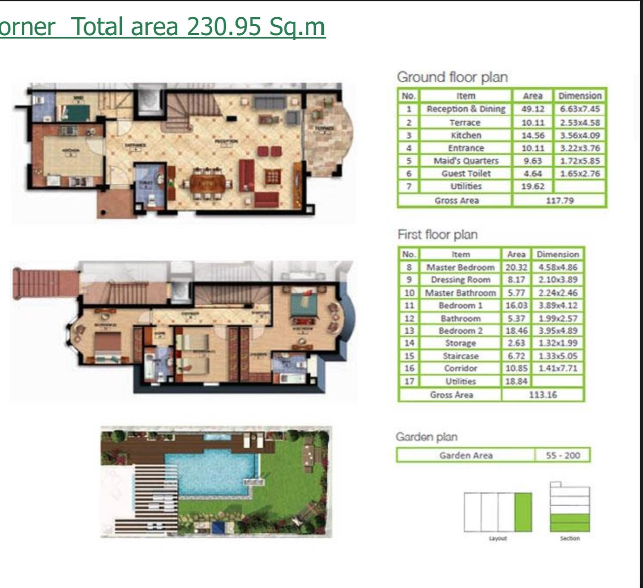 Floor plan for duplex at Mountain View Hyde Park