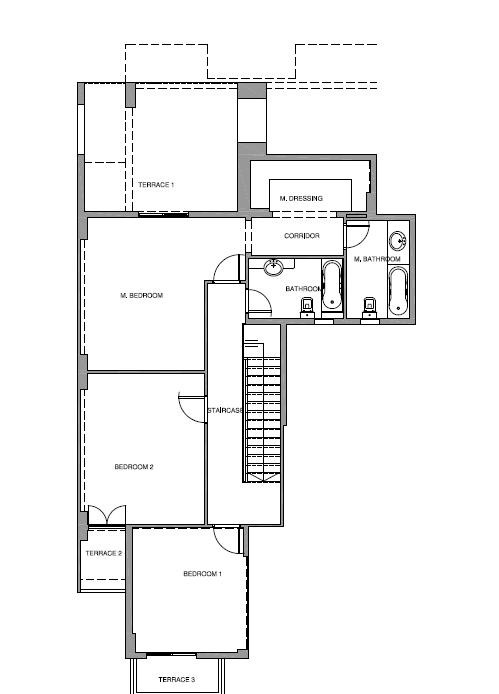 Floor plan for duplex at Mountain View ICity New Cairo