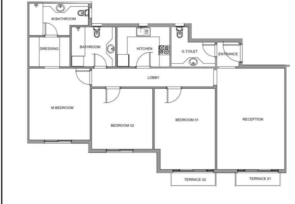 Floor plan for apartment at Mountain View iCity October