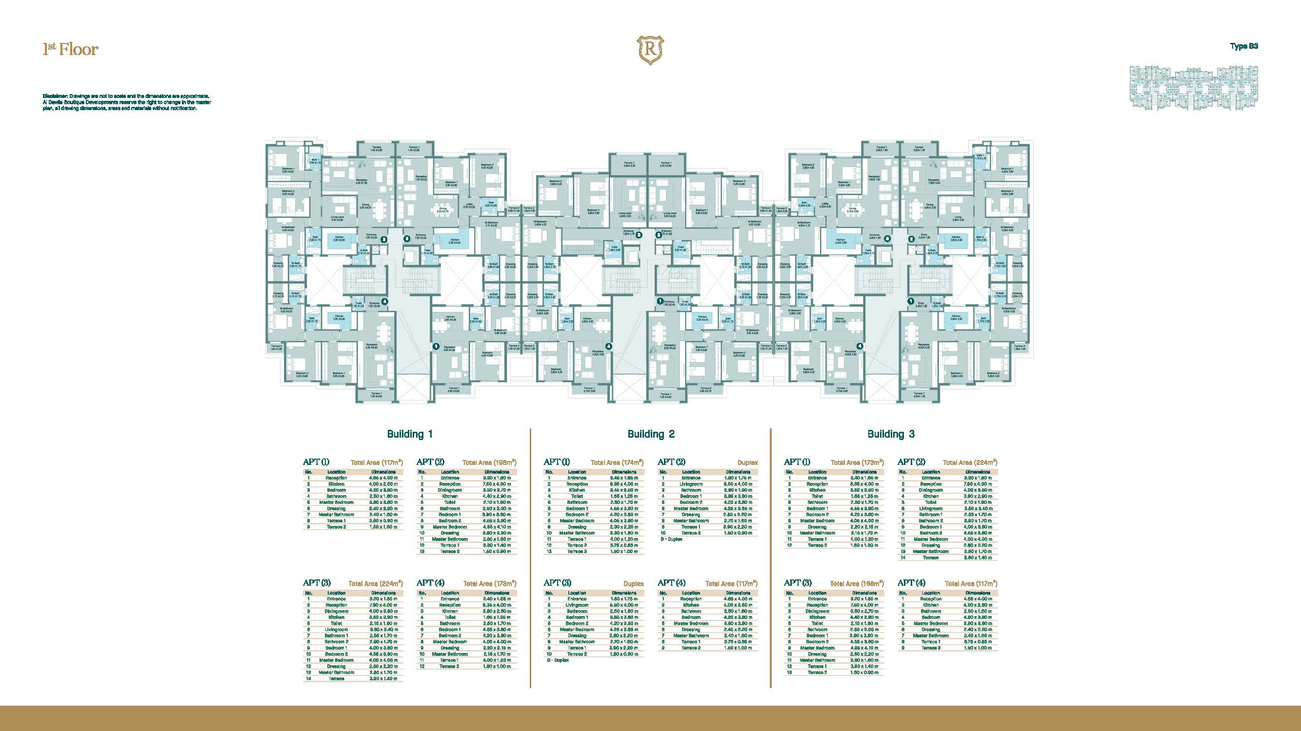 Floor plan for apartment at Regent's Square