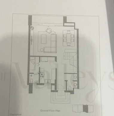 Floor plan for townhouse at The Valleys