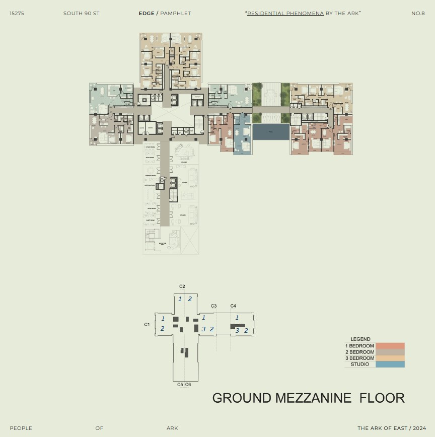 Floor plan for duplex at Edge