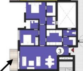 Floor plan for apartment at ZED