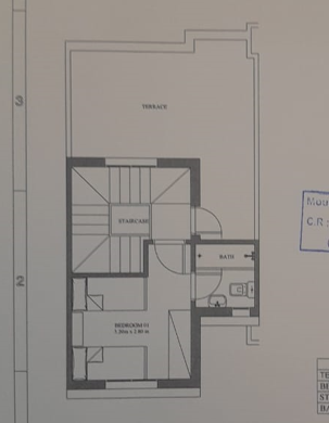 Floor plan for townhouse at Mountain View Ras El Hekma