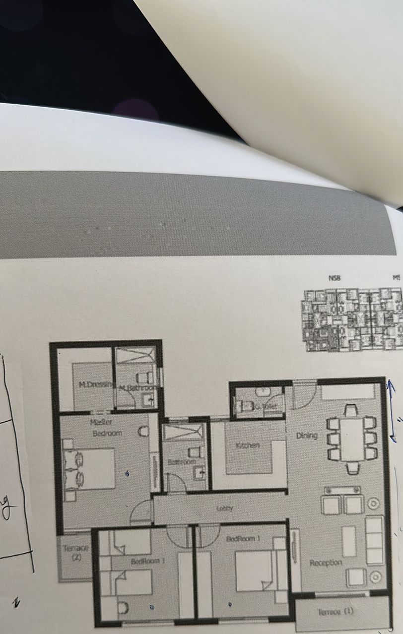 Floor plan for apartment at AZAD