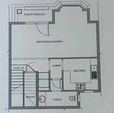 Floor plan for townhouse at Mountain View Chillout Park