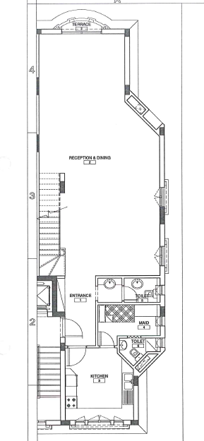Floor plan for duplex at Mountain View Hyde Park