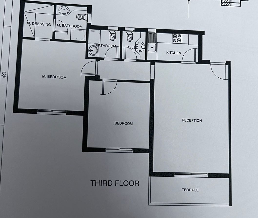 Floor plan for apartment at Mountain View ICity New Cairo