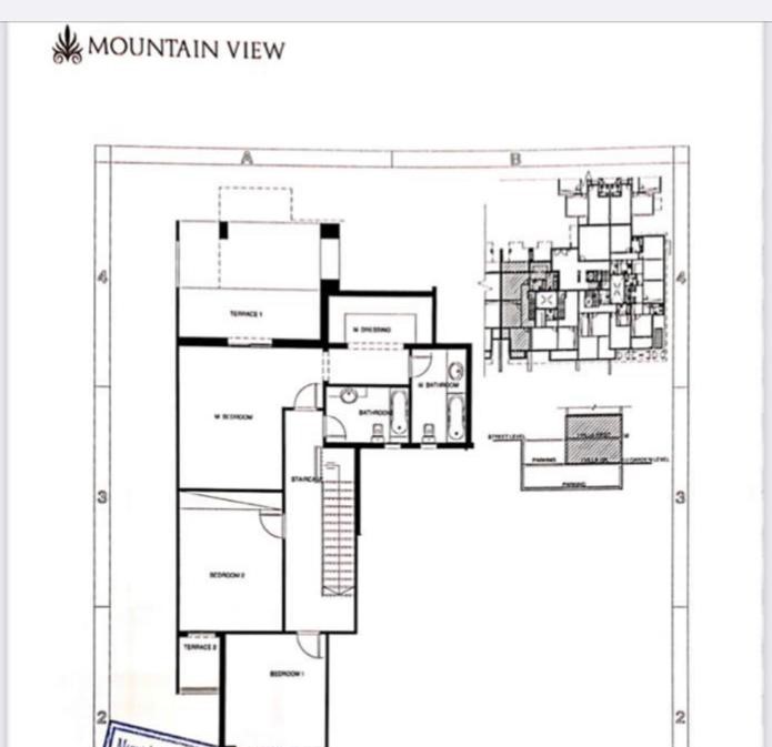 Floor plan for duplex at Mountain View ICity New Cairo