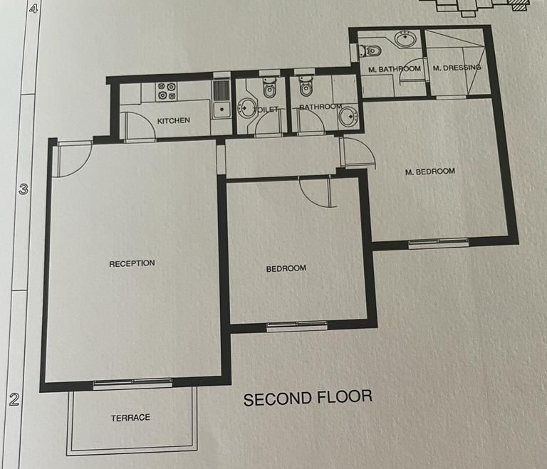 Floor plan for apartment at Mountain View ICity New Cairo
