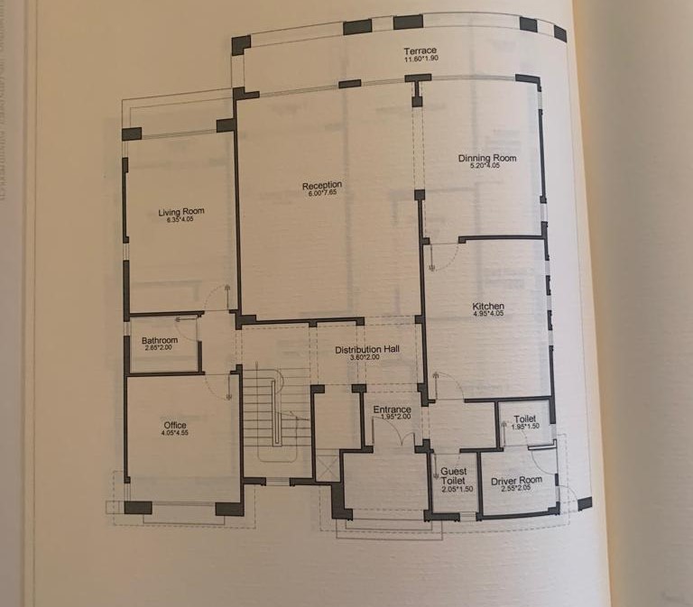 Floor plan for villa at Jewar Sheikh Zayed