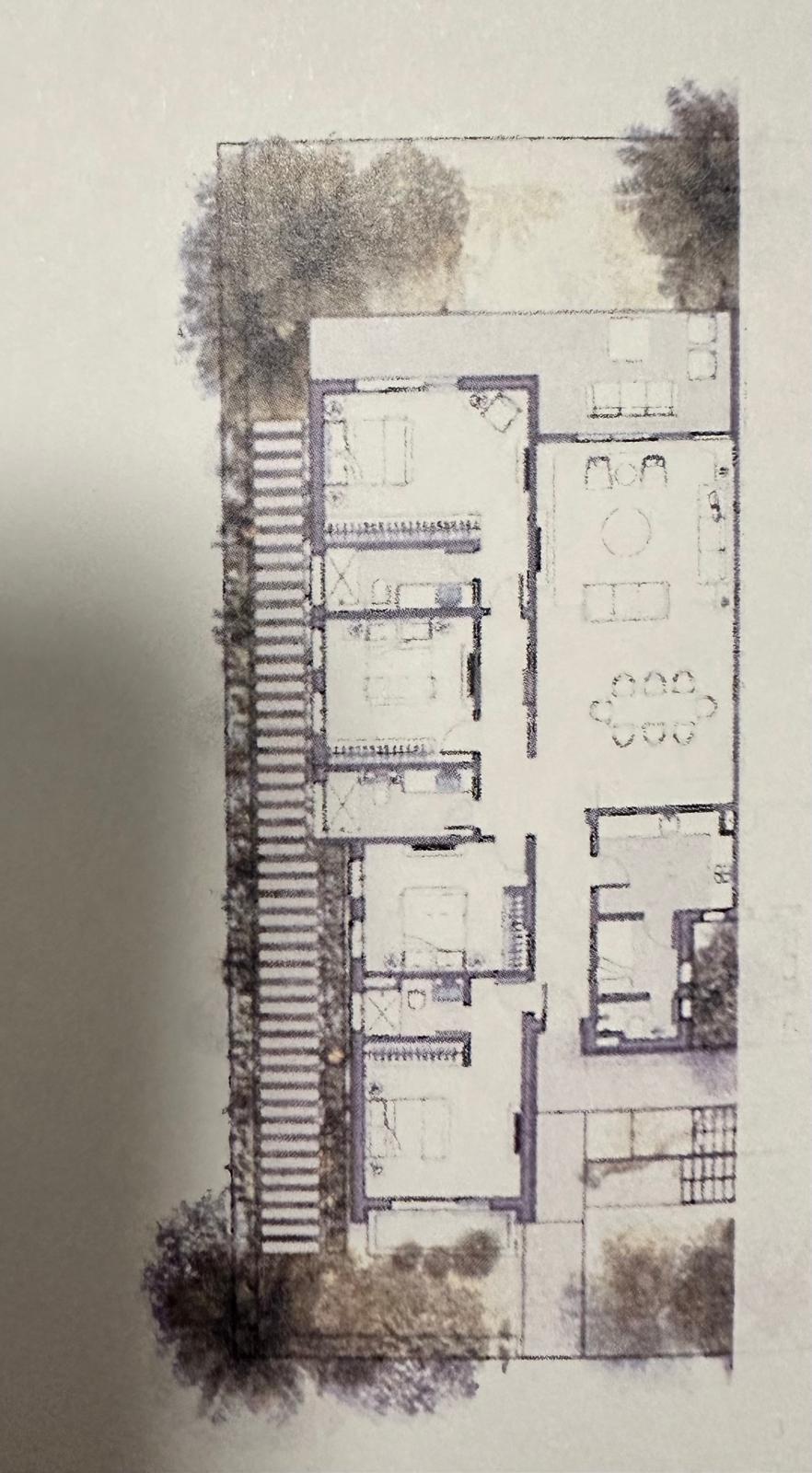 Floor plan for chalet at Silversands