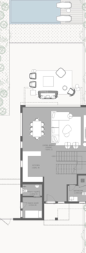 Floor plan for  at Playa Ghazala