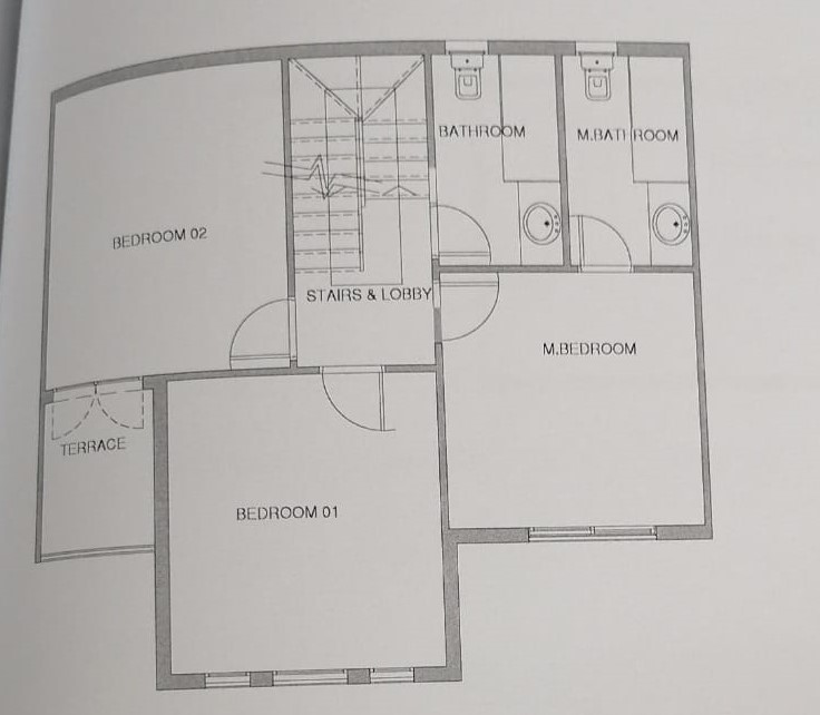 Floor plan for duplex at Aliva Mountain View Mostakbal City