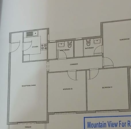 Floor plan for apartment at Aliva Mountain View Mostakbal City