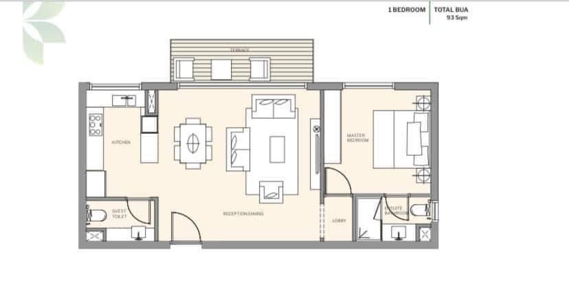 Floor plan for apartment at HAPTown