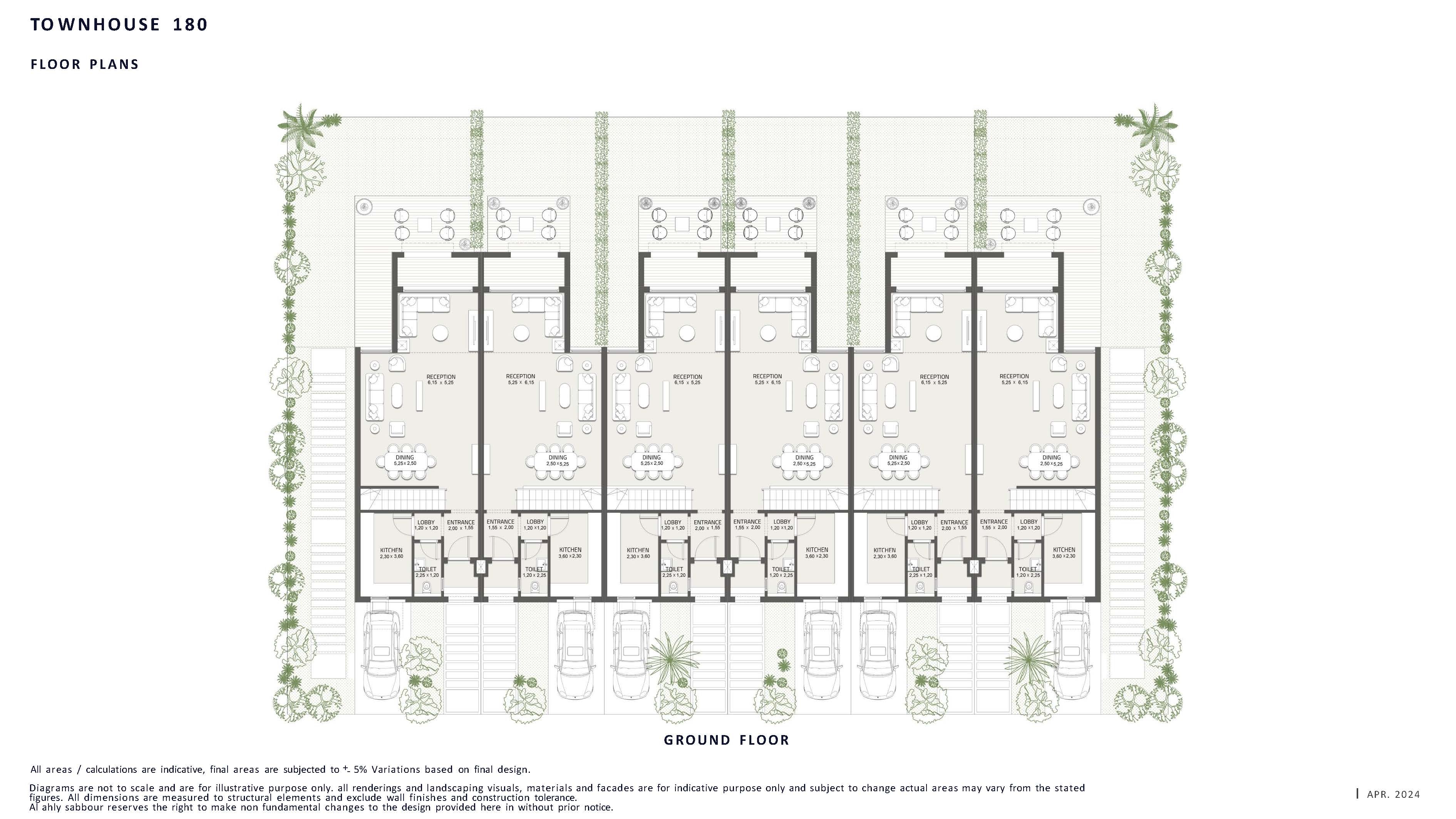 Floor plan for townhouse at At East
