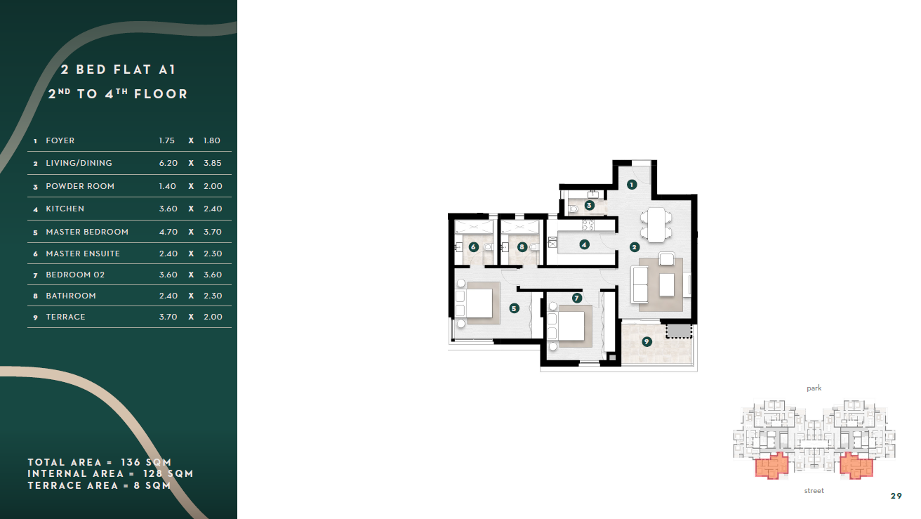 Floor plan for apartment at Solana East