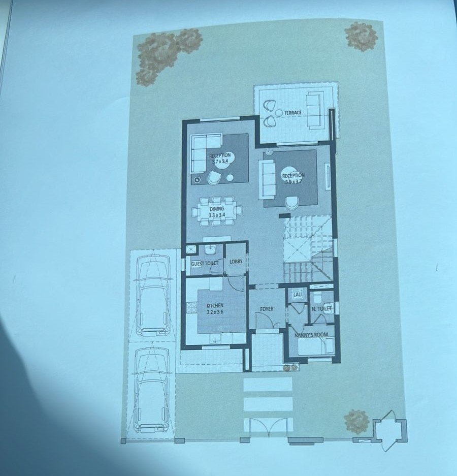 Floor plan for villa at SODIC East